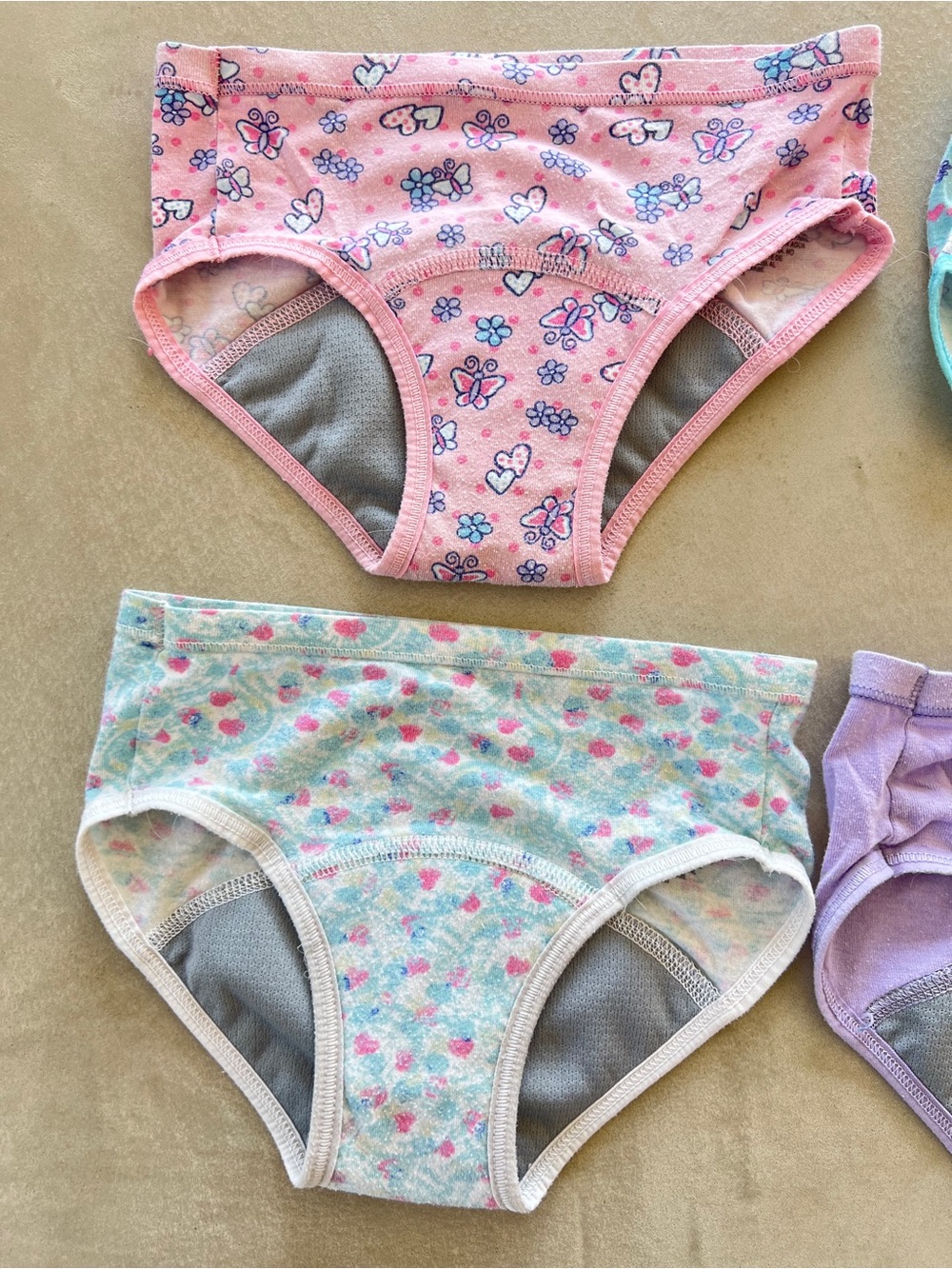 Hanes Toddler Girls' Potty Trainer Briefs Underwear, 4-Pack, 4-5T - Picture 6 of 11